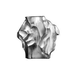 LIQUID ezüst váza 30cm kép