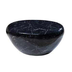 STONE fekete márvány hatású kávézóasztal kép