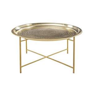 ORIENT sárgaréz dohányzóasztal levehető tálca kép