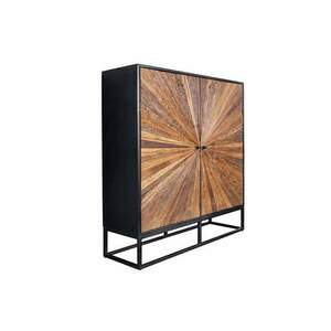 BARRACUDA barna mangófa tikfa tálalószekrény kép