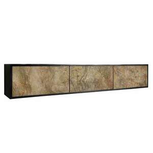 MONTAIN SOUL fekete akác függesztett TV szekrény kép