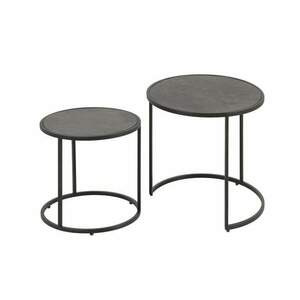 MOUNTAIN SOUL fekete kávézóasztal szett 2db/szett kép