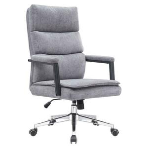 ZAVIER szürke irodai szék lábtartóval kép