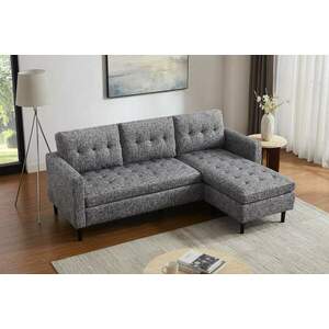 STOCKHOLM szürke szövet sarokkanapé kép