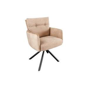 BIG GEORGE bézs szövet forgószék kép