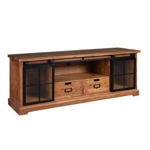 HERITAGE barna akácfa vitrin 160 cm kép