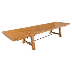 FINCA barna fenyőfa étkezőasztal 300-400 cm kép