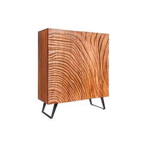 FLUID barna akácfa tálalószekrény 120 cm kép