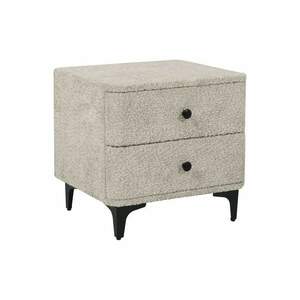 ART DECO szürkésbarna buklé éjjeliszekrény kép