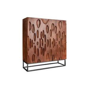 DUNE barna akácfa tálalószekrény kép