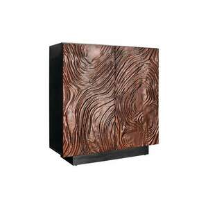 FLUID barna akácfa tálalószekrény 110 cm kép