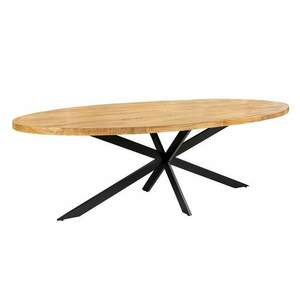 GALAXIE barna mangófa étkezőasztal 240 cm kép