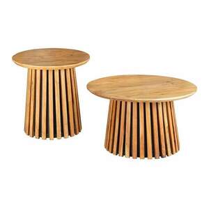 VALHALLA barna akácfa dohányzóasztal kép