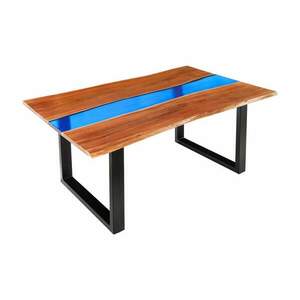 LIQUID kék akácfa étkezőasztal 160 cm kép
