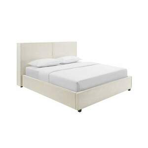 ROCCO bézs kordbársony ágy 180x200 cm kép