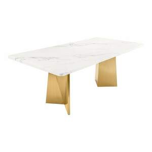 EXTRAVAGANCIA fehér márvány étkezőasztal 200 cm kép