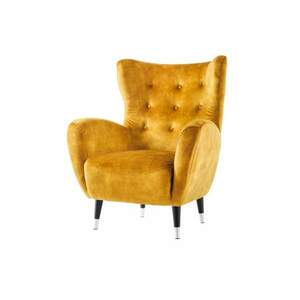 DON sárga buklé fotel kép