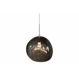 LIQUID DIAMOND fekete üveg függőlámpa 35 cm kép