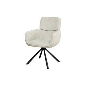 UNIQUE bézs polyester zsenília forgószék kép