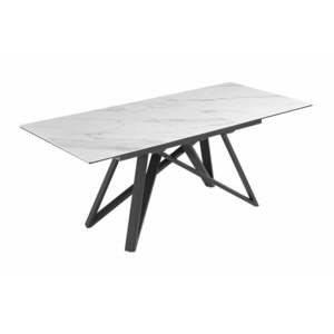 ATLAS fehér kerámia étkezőasztal 160-200 cm kép