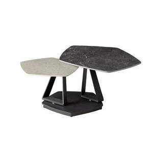 MOVEMENT szürke kerámia dohányzóasztal kép