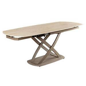 INCEPTION barna kerámia étkezőasztal 130-190 cm kép