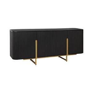 GATSBY fekete mangófa komód kép