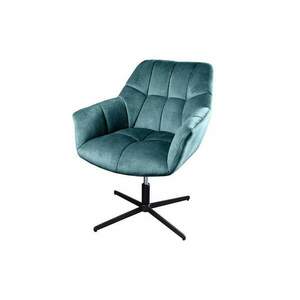 PAPILLON kék bársony fotel kép