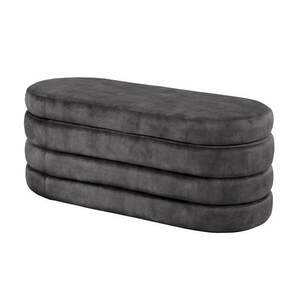 VOQUE szürke bársony ülőpad kép