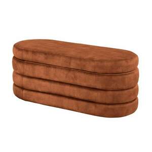 VOQUE barna bársony ülőpad kép