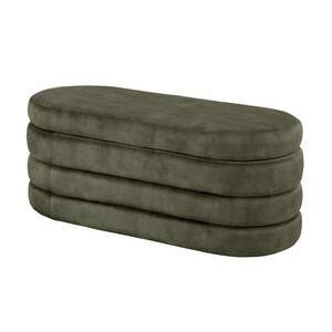 VOQUE zöld bársony ülőpad kép