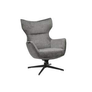 VOGUE szürke bársony fotel kép