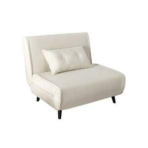 SMART MULTIFUNCTION bézs kordbársony fotelágy 100 cm kép