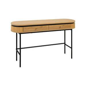 ATELIER barna tölgyfa furnér konzolasztal 120 cm kép