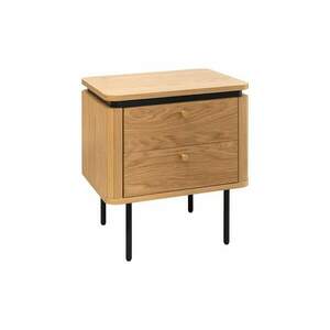 ATELIER barna tölgyfa furnér éjjeliszekrény kép