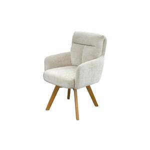 BIG GEORGE bézs polyester zsenília forgószék kép