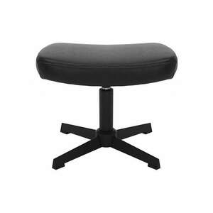 VOGUE fekete műbőr lábtartó kép