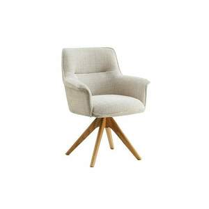 LE GRAND bézs polyester zsenília forgószék kép