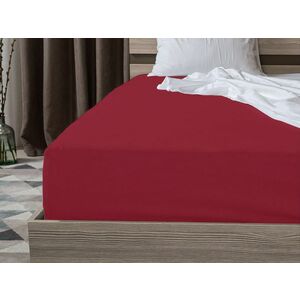 Jersey EXCLUSIVE vörös lepedő 90x200 cm Grammsúly (rost sűrűség): Lux (190 g/m2) kép