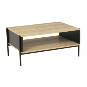 Dohányzóasztal tölgy dekoros lappal KARINA A 90x60 kép