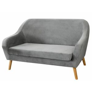 Szürke 2 személyes kanapé CORANTI VELVET kép