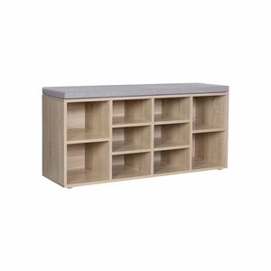 Pad szürke ülőkével és cipőtárolóval WESO SONOMA 104x30 cm kép