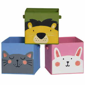 3 db FRIENDS összecsukható tárolódoboz készlet kép