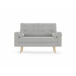 Világosszürke 2 személyes kanapé MANDI kép