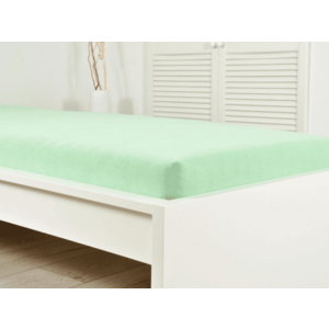 Jersey lepedő ALVORA 180x200 cm világoszöld kép