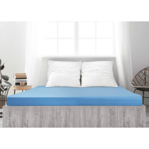 Mako-jersey pamut lepedő LUXORA 90x200 cm világoskék kép