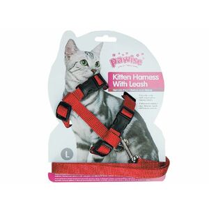 Piros hám cicáknak KITTEN HARNES kép