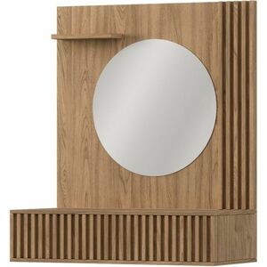 Fésülködőasztal tükörrel és fiókkal ENTSIAN 85x40 cm, tölgy artisan kép