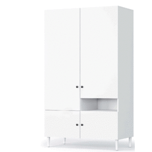 Ruhásszekrény DULLUM 120x205cm, fehér kép