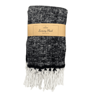 Luxus pléd TAKE A PLAID 130x170 cm, fekete kép